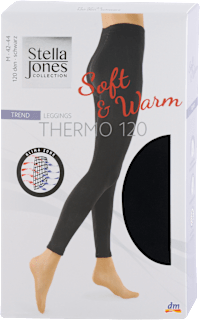 Termo legíny Thermo 120 Soft & Warm, 42-44, čierne Stella Jones