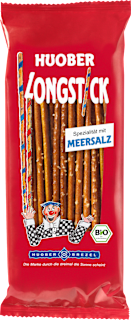 Knabbergebäck Bio Salzstangen Longsticks mit Meersalz Huober