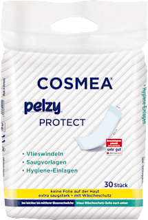 Wochenbett Einlagen Protect, Vlieswindeln Pelzy