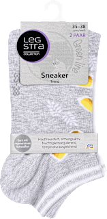 ponožky Sneaker Trend šedé/bílé, velikost 35-38, 2 páry Legstra