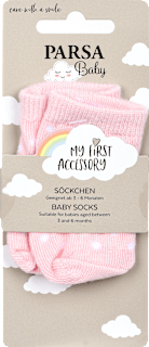 ponožky pro miminka růžové 1 pár PARSA BEAUTY Baby