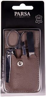 Set manichiură gri 4 piese PARSA BEAUTY
