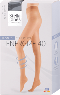Pančuchové nohavice Energize 40, 50-52, XL, čierne Stella Jones