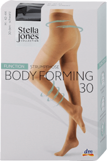 Pančuchové nohavice Body Forming 30, 42-44, M, čierne Stella Jones