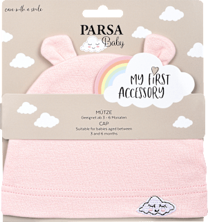 čepice pro miminka růžová PARSA BEAUTY Baby