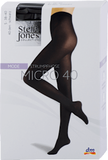 Pančuchové nohavice Micro 40, 38-40, S, čierne Stella Jones