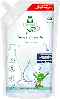 Flüssigseife sensitiv reine Pflege Nachfüllpack Frosch