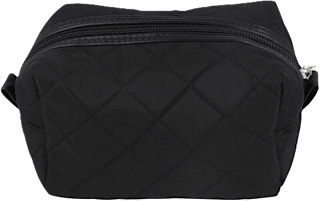 Beauty case nero trapuntato PARSA BEAUTY