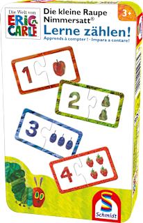 Kinderspiel Die kleine Raupe Nimmersatt, Lerne zählen!  Schmidt Spiele