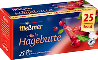 Früchtetee Milde Hagebutte (25 Beutel) Meßmer