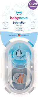 Suzete rotunde cu inel decorate multicolore Baby-Nova