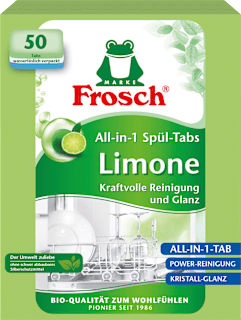 Tablete za strojno pranje posuđa – Limeta Frosch