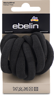 Gumice za kosu – crne mekane ebelin