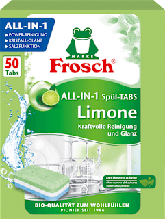 Spülmaschinen-Tabs Limone All-in-1 Frosch