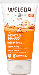 Kids 2u1 gel za tuširanje i šampon - narandža WELEDA