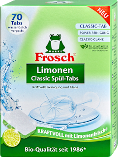 Tablete za pranje posuđa limun Frosch