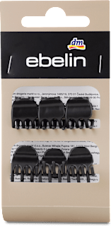 Štipce do vlasov mini - čierne ebelin
