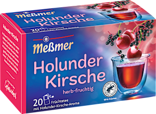 Früchtetee Holunder-Kirsche (20 Beutel), 55 g