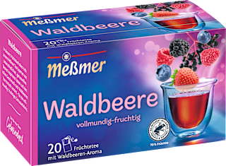 Früchtetee Waldbeere (20 Beutel) Meßmer