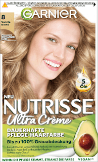 Nutrisse Creme dauerhafte Pflege-Haarfarbe - Nr. 80 Vanilla Blond GARNIER NUTRISSE