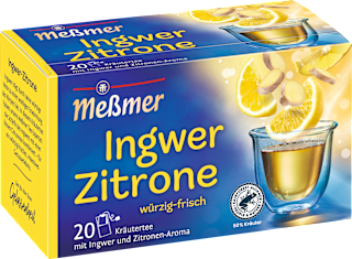 Kräutertee Ingwer-Zitrone (20 Beutel), 40 g