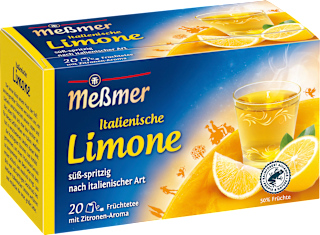 Früchtetee Italienische Limone (20 Beutel) Meßmer