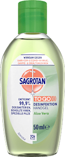 Desinfektion Handgel Aloe-Vera Sagrotan