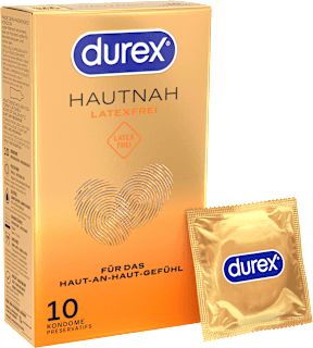 Kondome Hautnah, latexfrei, Breite 56mm Durex