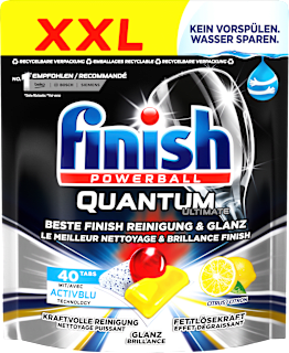 Quantum Ultimate Geschirrspül-Tabs Citrus XXL-Pack Finish