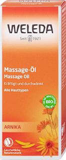 Masažno olje za telo z arniko WELEDA