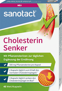 Cholesterin Senker Weichkapseln sanotact