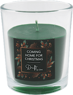 Duftkerzenglas "Coming home for christmas"  Dekorieren & Einrichten