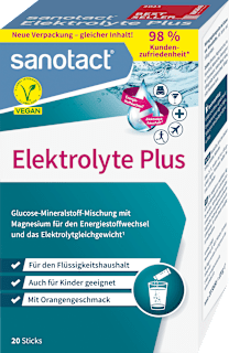 Elektrolyte Plus Sticks 20 St sanotact