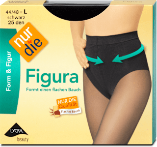 Form & Figur Figura Strumpfhose schwarz 25 DEN, Gr. 44/48 nur die