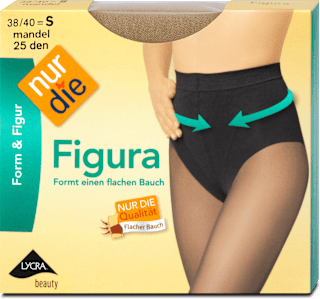 Form & Figur Figura Strumpfhose mandel 25 DEN, Gr. 38/40 nur die