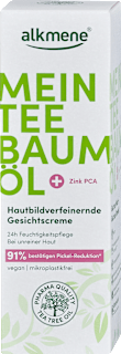 Gesichtscreme Hautbildverfeinernd  Mein Teebaumöl alkmene