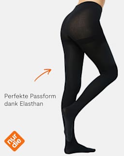 Strumpfhose Wohlig Warm schwarz Gr. 40/44 nur die