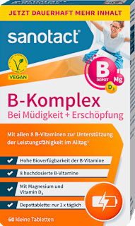 B-Komplex + Magnesium + Vitamin D3 Tabletten 60 St sanotact