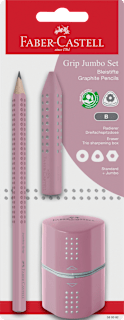 Bleistift Grip Jumbo Set Rosa 3tlg Faber-Castell
