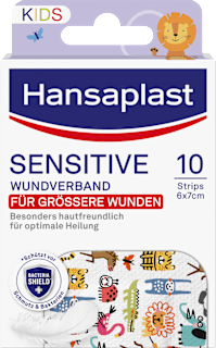 Wundverband Sensitive Kids (6 x 7cm) Hansaplast