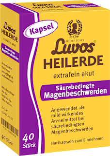 Heilerde extrafein akut Kapseln Luvos Heilerde