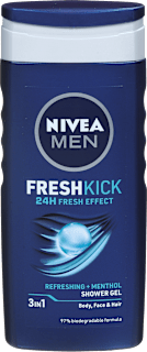 Duschgel 3in1 Fresh Kick Menthol  NIVEA MEN