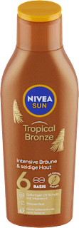 Слънцезащитен лосион сTropical Bronze SPF 6 NIVEA SUN