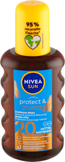 olej na opalování ve spreji protect & bronze SPF20 NIVEA SUN