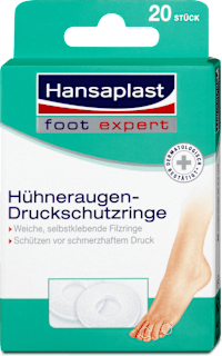 Hühneraugen Druckschutzringe foot expert Hansaplast