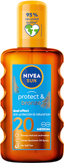 Слънцезащитен спрей Protect&Bronze, SPF 20 NIVEA SUN