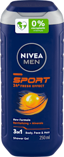 Gel za tuširanje Sport 3 v 1 NIVEA MEN