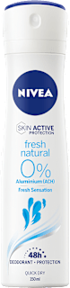 Deodorante spray antitraspirante fresh natural NIVEA