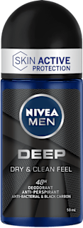 Deodorante roll-on Deep Black Carbon  NIVEA MEN