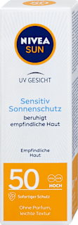 Sonnencreme Gesicht sensitiv LSF 50 NIVEA SUN